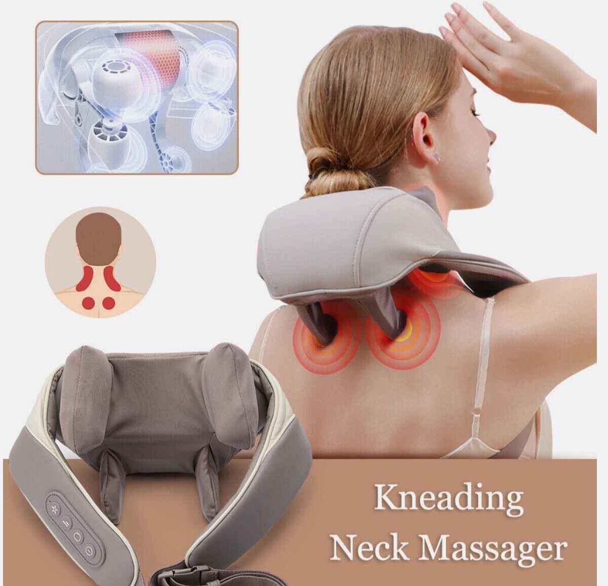 PREMIUM-HEATED NECK&SHOULDER MASSAGER