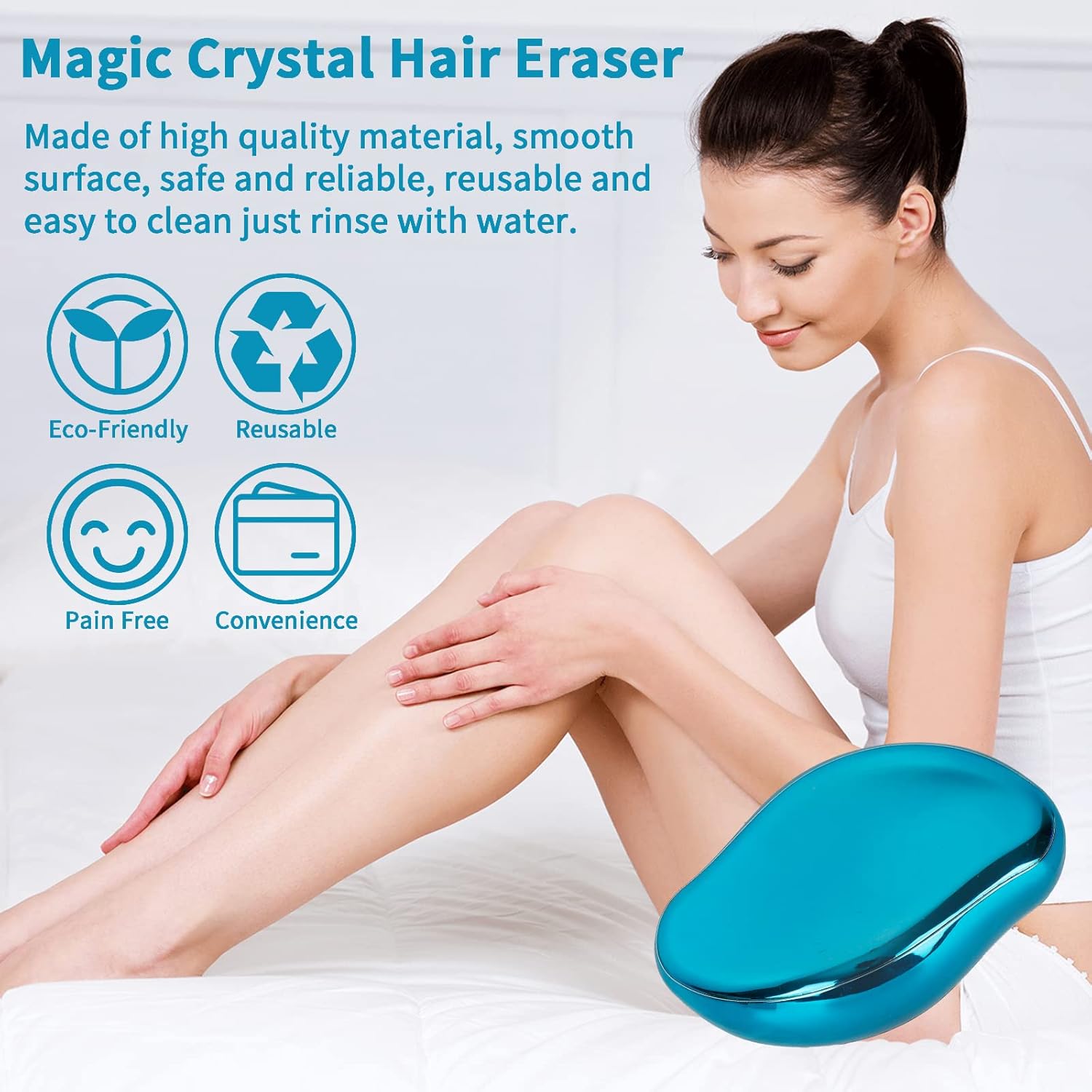 Crystal hair remover