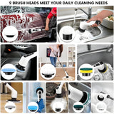 9 in 1 Electric Scrubber