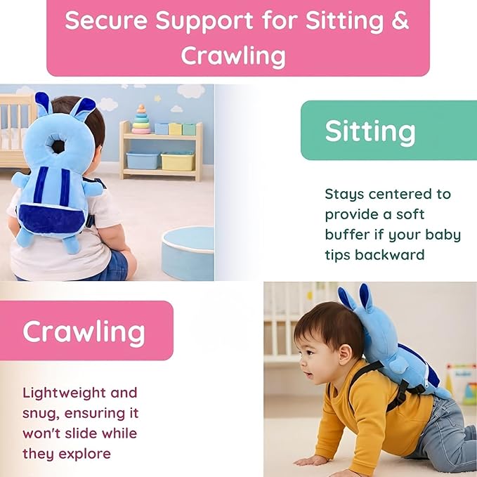 Baby Head Protection Cushion Backpack