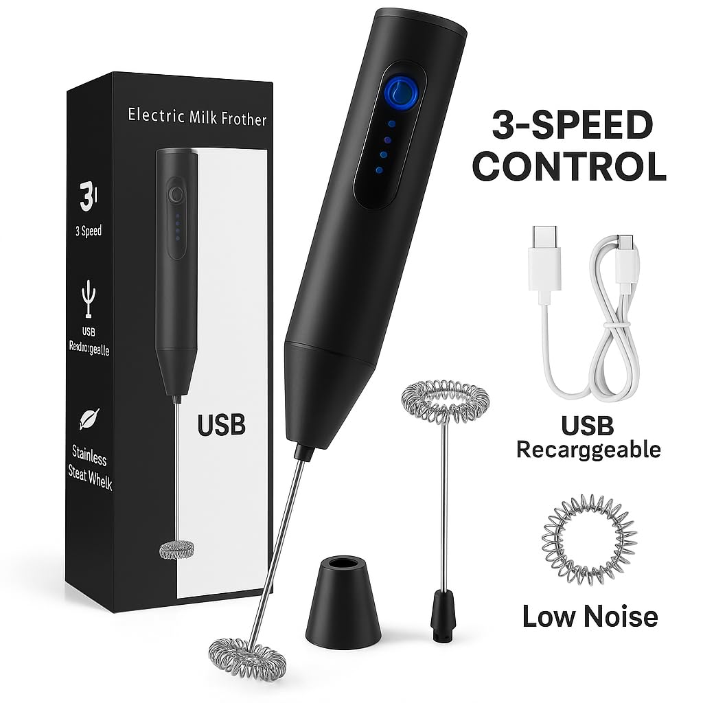 Rechargeable Milk Frother