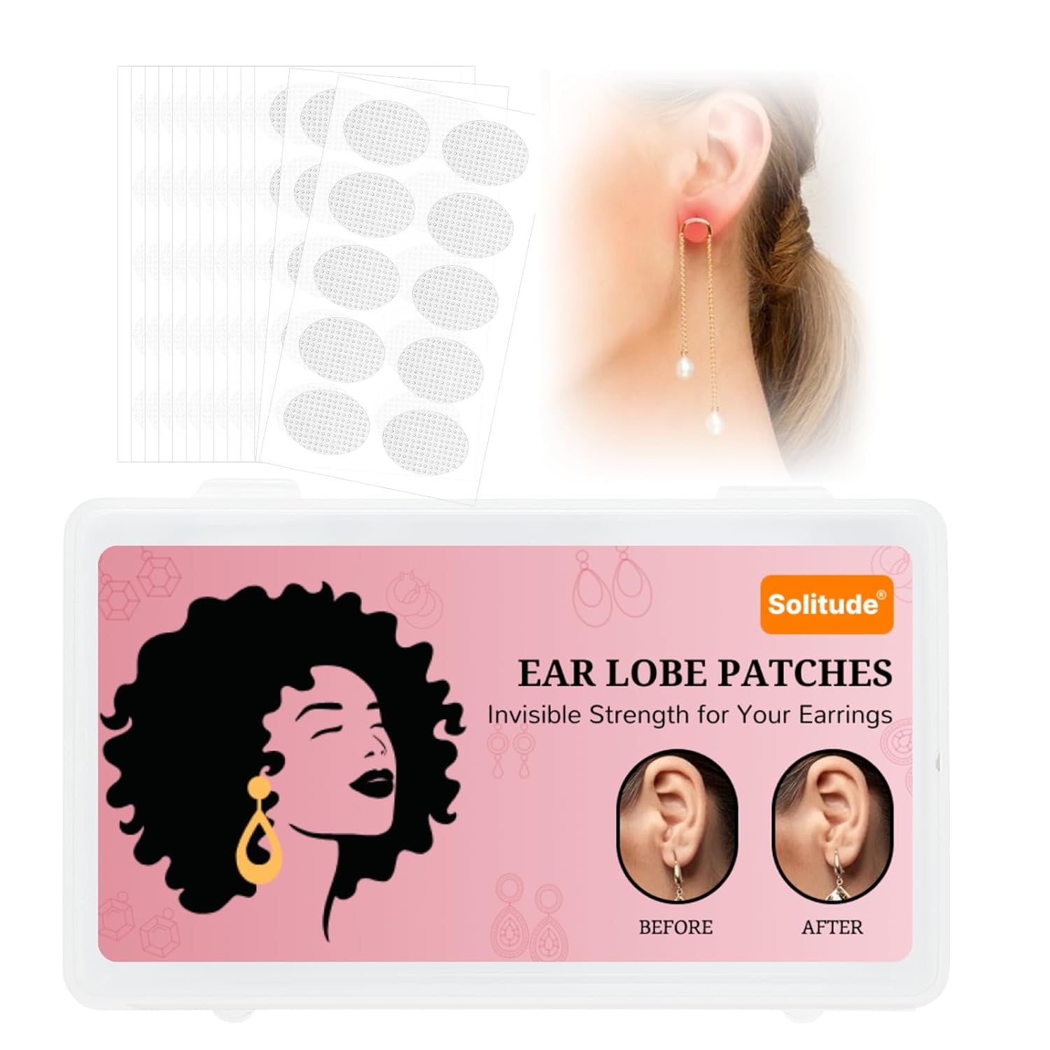 Ear Lobe Support Patches (Pack of 2)