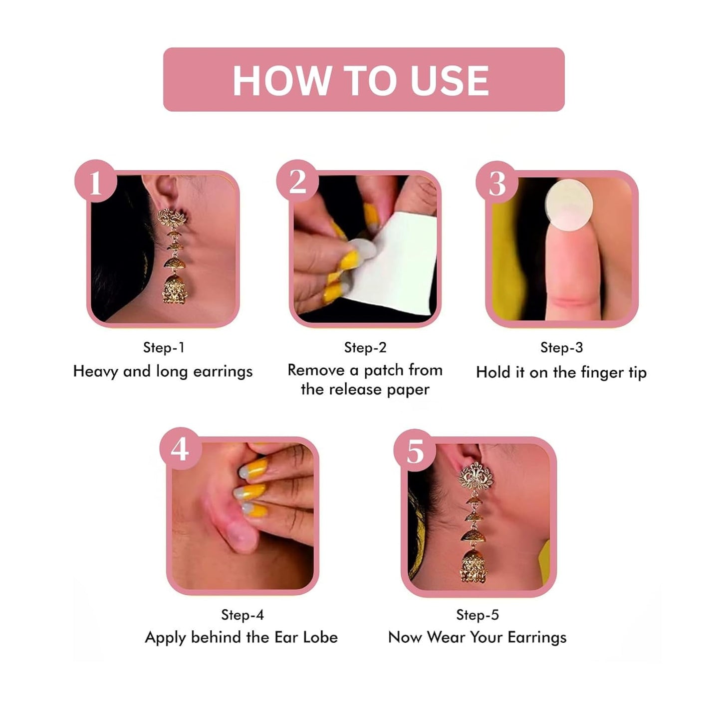 Ear Lobe Support Patches (Pack of 2)