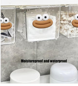 Mini Drawer Storage Box - Transparent Cartoon Bathroom Cabinet with Drawer Shelf