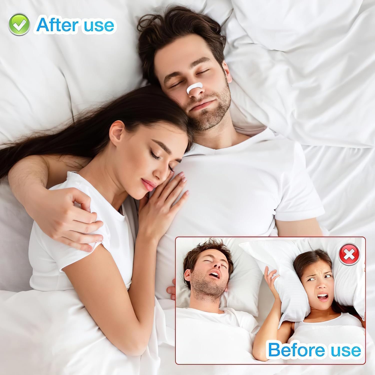 Magnetic Nasal Strips for Breathing | Anti Snoring Nose Clip