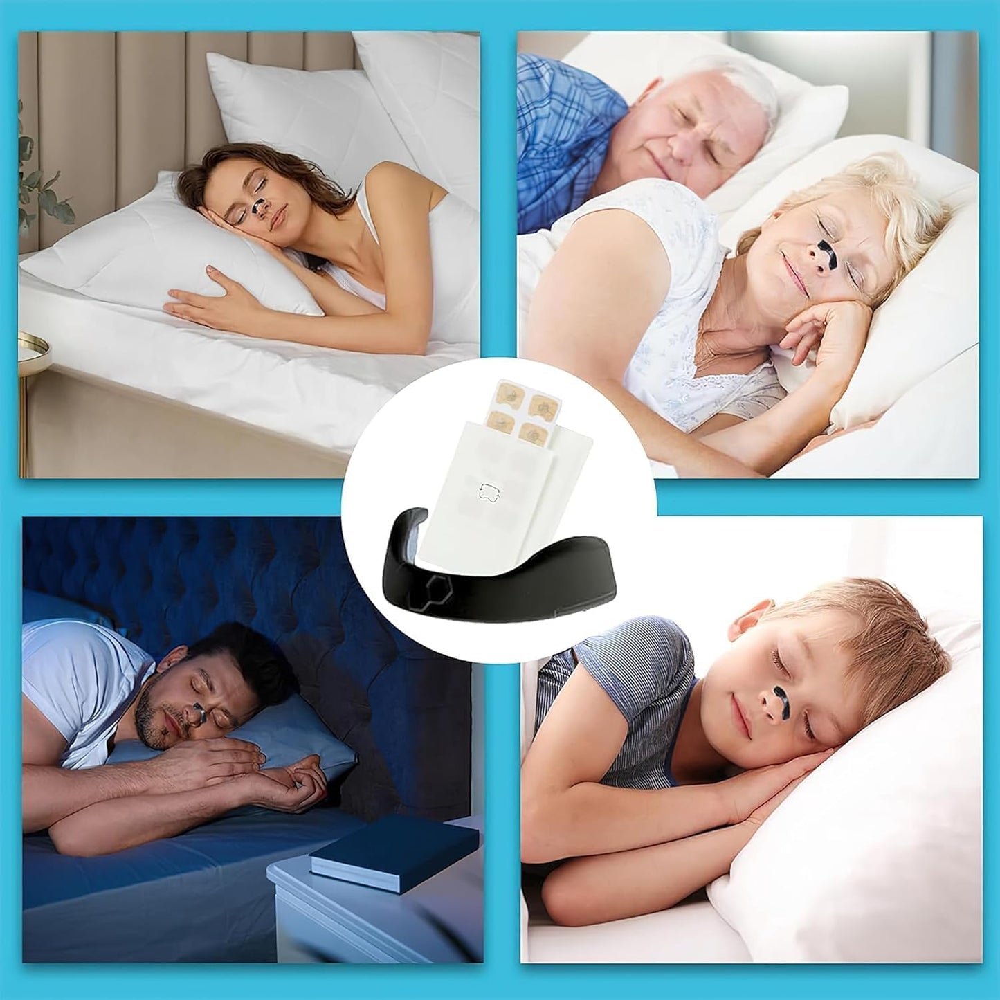 Magnetic Nasal Strips for Breathing | Anti Snoring Nose Clip