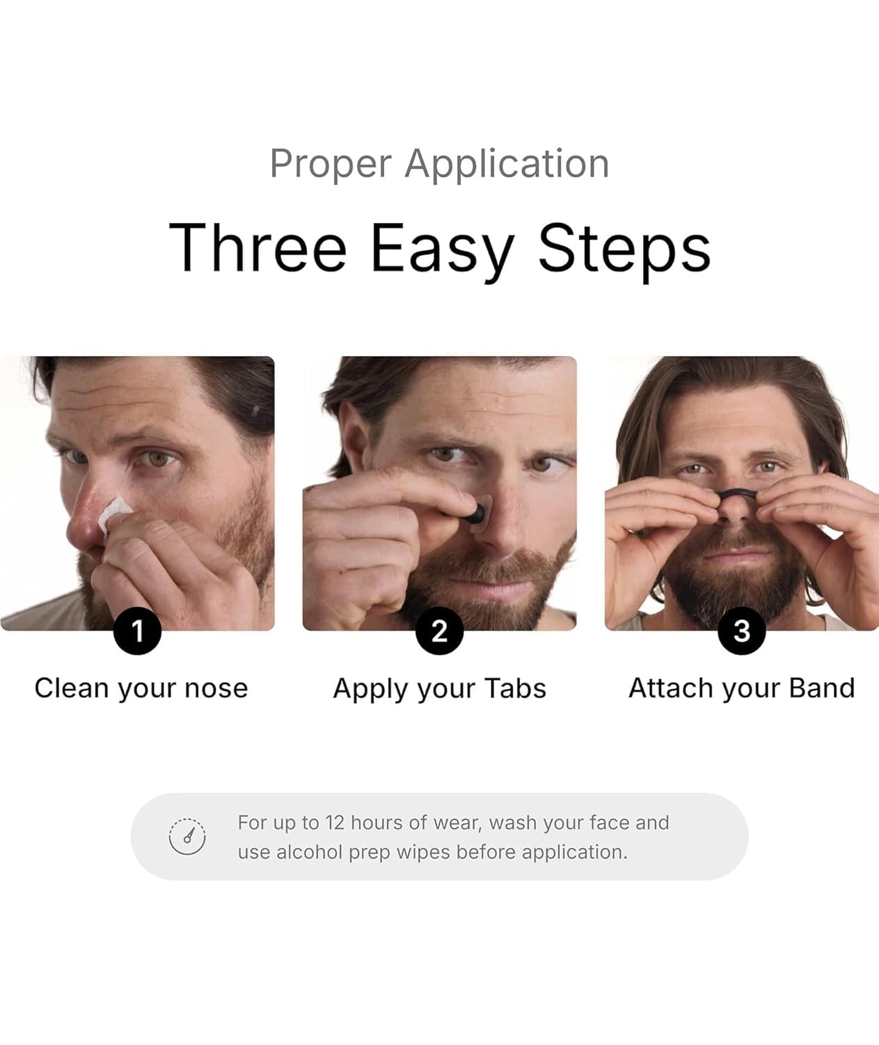 Magnetic Nasal Strips for Breathing | Anti Snoring Nose Clip