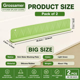 Silicone Sink Splash Guard (Pack of 2)
