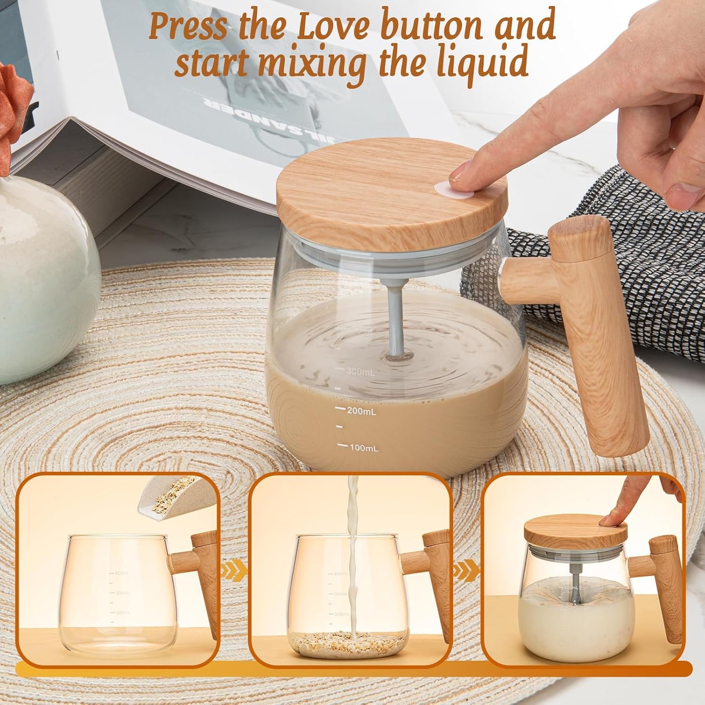 Electric Self Stirring Coffee Mug