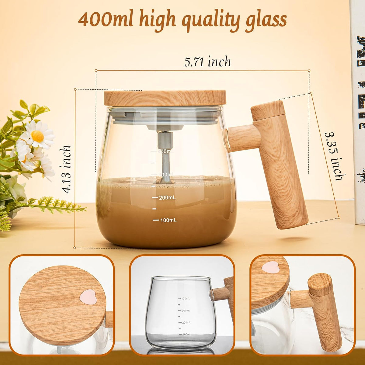 Electric Self Stirring Coffee Mug