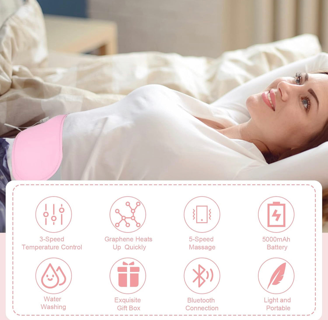 HEATING PAD FOR PERIOD CRAMP