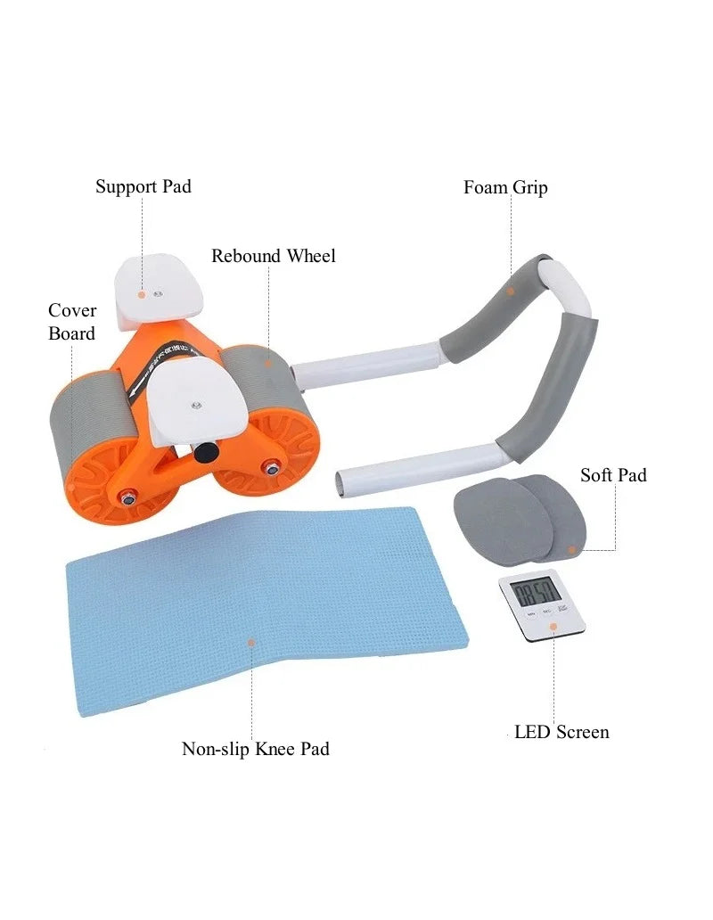 Automatic Rebound Abdominal Wheel - Workout Equipment